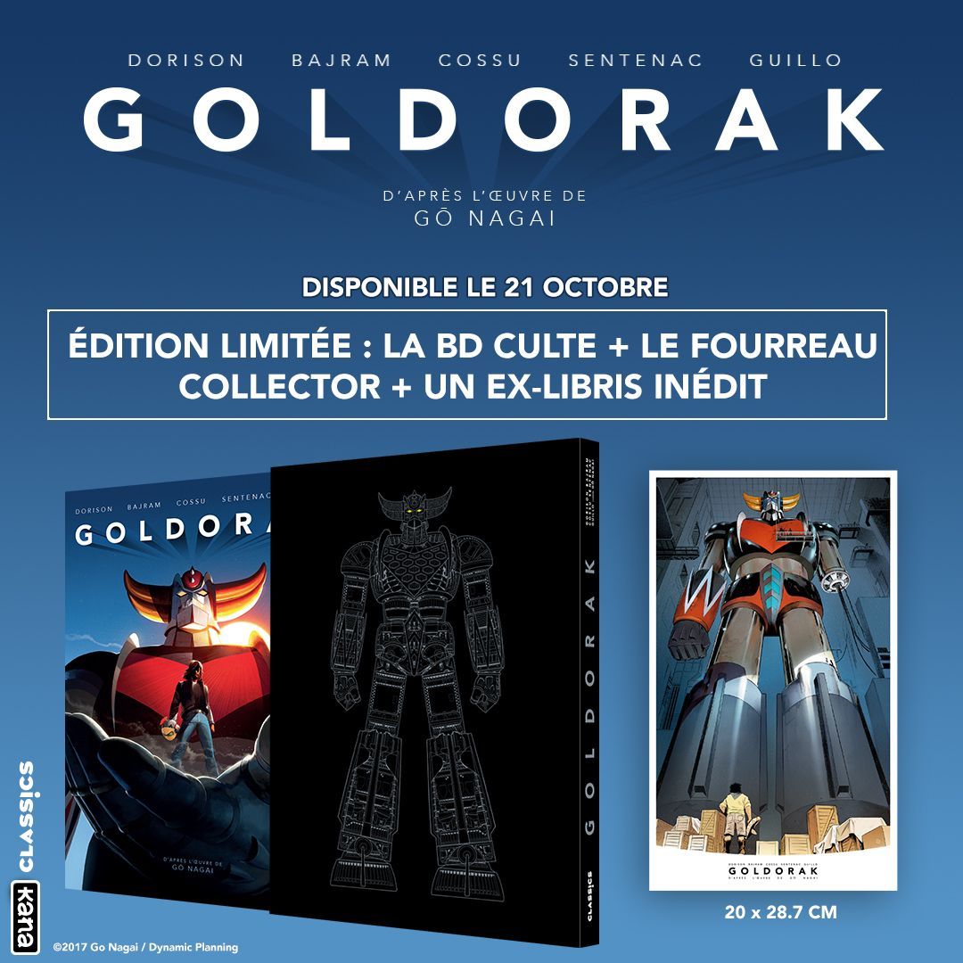 Goldorak - Coffret édition limitée + Ex-libris (neuf sous blister)